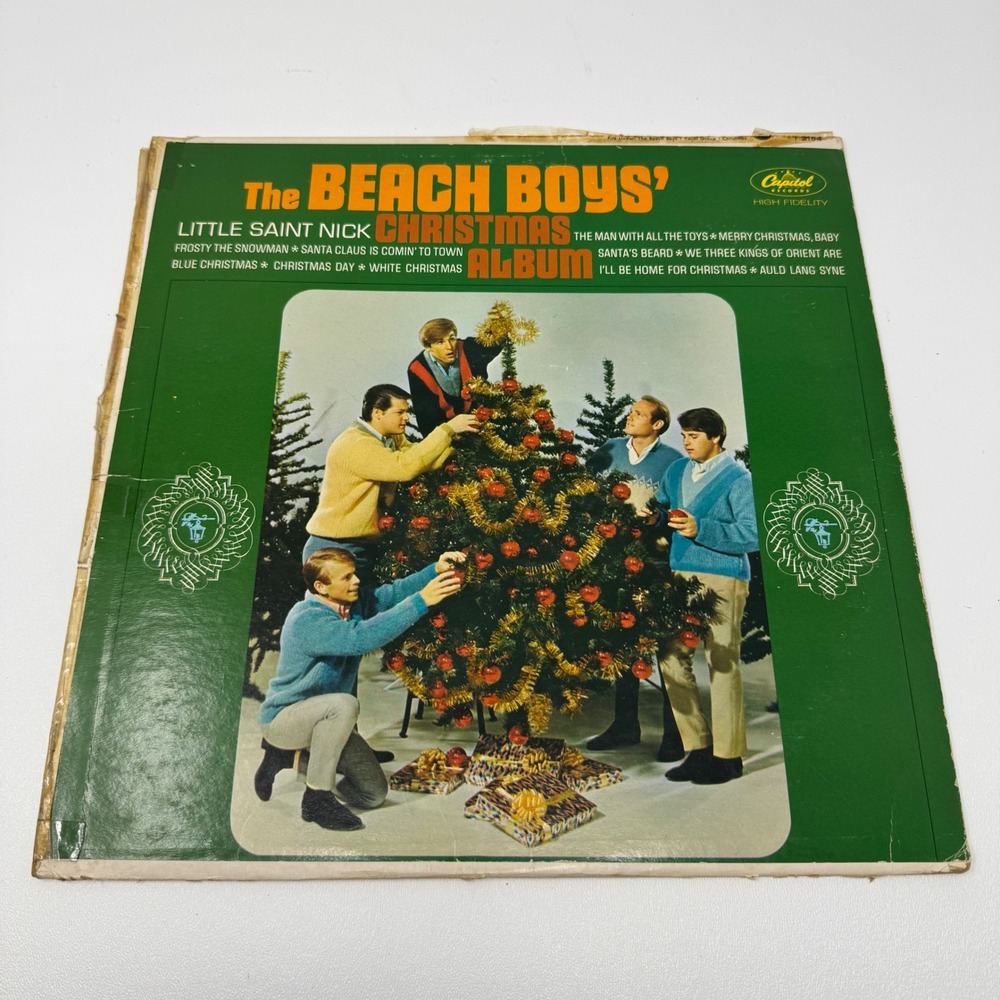 The Beach Boys Christmas Album Vinyl LP Capitol Records T-2164 Mono 1964 Holiday